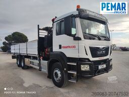 MAN TGS 26.360 6X4 GRUA CAJA FIJA EURO 6
