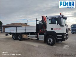 MAN TGS 26.360 6X4 GRUA CAJA FIJA EURO 6