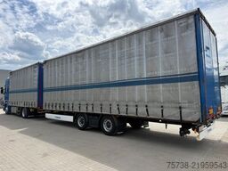 SCANIA R410 Pritsche+Plane/Retarder + Anhänger Krone