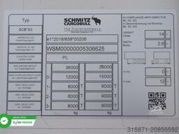 SCHMITZ CARGOBULL SKO FP 45 S.CU d80