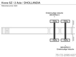 Krone SZ / 2 Axle /  DHOLLANDIA