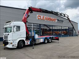 Scania R 580 8x2 V8 Retarder Euro 6 HMF 50 Tonmeter la...
