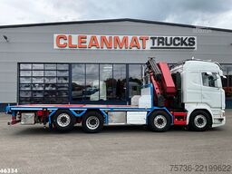 Scania R 580 8x2 V8 Retarder Euro 6 HMF 50 Tonmeter la...