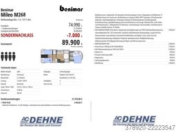 BENIMAR Mileo M268 Northautokapp Alde, 4,4t, 180 PS Aut.