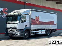 Autocarro con pianale e telone MERCEDES-BENZ Actros 1830 4x2 LL Titgemeyer GETO SIDER/LBW/XL