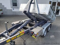Vezeko KONOS Muldenkipper und Hakenlift Container Anhänger 3500kg mit Mulde direkt verfügbar