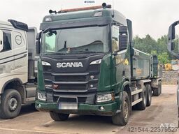 Scania R650 6x4 Tipper Truck with Istrail Tri-Axle Traile