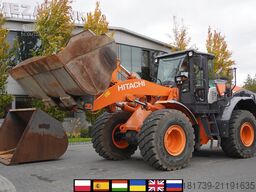 Hitachi ZW220 articulated loader / 2 buckets
