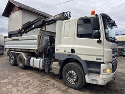 DAF CF 85.460 DREISEITENKIPPER+KRAN HIAB XS166 HIDUO