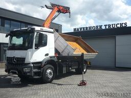 Mercedes-Benz Arocs 1832  Euro 6  3 side steel tipper with cr...