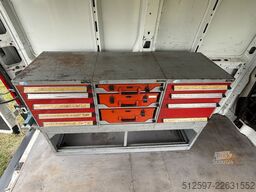 FIAT Ducato Kasten m. Werkbank & -regalen, Rfk