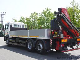 MAN TGS 26.360 Flatbed / Fassi F175 7.7 T /