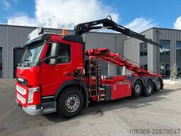 VOLVO FM500 8x2 Pusher Tridem Crane Hiab 099 B3 Radio