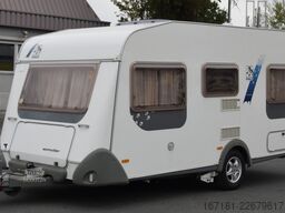 KNAUS Eurostar 450 mit Mover und Vorzelt