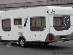 KNAUS Eurostar 450 mit Mover und Vorzelt