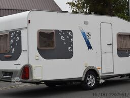 KNAUS Eurostar 450 mit Mover und Vorzelt