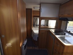 KNAUS Eurostar 450 mit Mover und Vorzelt