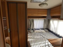 KNAUS Eurostar 450 mit Mover und Vorzelt