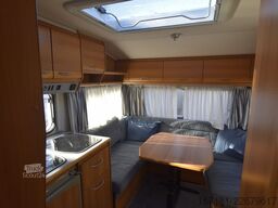KNAUS Eurostar 450 mit Mover und Vorzelt