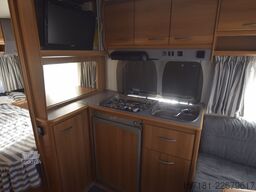 KNAUS Eurostar 450 mit Mover und Vorzelt