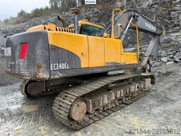 Volvo EC240CL excavator with a tooth bucket