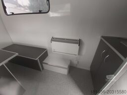 trailershop Bauwagen mit Küchenzeile isoliert THS 300.01 ET 300x200x230cm