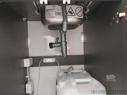 trailershop Bauwagen mit Küchenzeile isoliert THS 300.01 ET 300x200x230cm