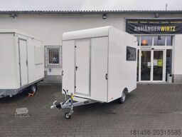 trailershop Bauwagen mit Küchenzeile isoliert THS 300.01 ET 300x200x230cm