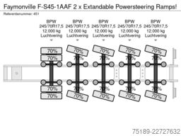 Faymonville F-S45-1AAF 2 x Extandable Powersteering Ramps!