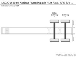 LAG O-2-30 01 Kooiaap / Steering axle / Lift-Axle /...