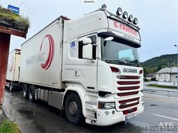 Scania R730 6x4 Wood Chip Truck with 12 tm Palfinger Cran
