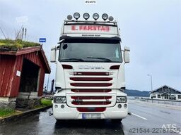 Scania R730 6x4 Wood Chip Truck with 12 tm Palfinger Cran