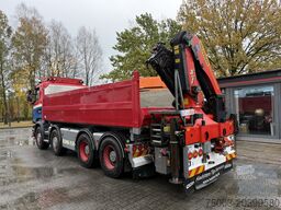Scania R580 V8 8X4 Kipper Kran Palfinger 22002