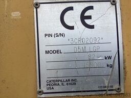 Caterpillar D5M LGP AC Laufwerk 70% gut D 5 M