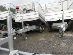 Debon Elektro Dreiseitenkipper mit Laubgitter sofort