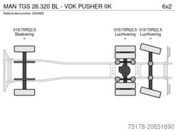 MAN TGS 26.320 BL - VDK PUSHER IIK