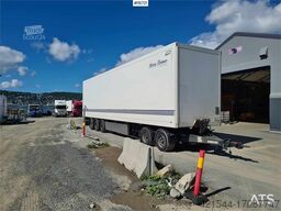 Ekeri 3-axle cabinet semitrailer w/ full side opening.