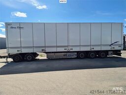 Ekeri 3-axle cabinet semitrailer w/ full side opening.