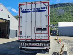 Ekeri 3-axle cabinet semitrailer w/ full side opening.