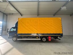FUSO Canter 7C18 Pritsche Plane mit Ladebordwand