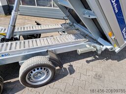 trailershop riesig Debon PW 3.6 mit Bordwandaufsatz elektro
