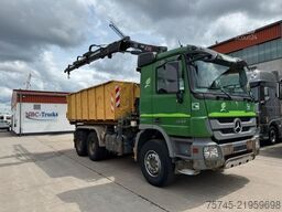 MERCEDES-BENZ ACTROS 2644 * 6 X 4 * HIAB KRAN 10 M * B&B *EPS