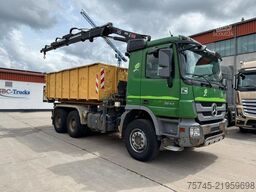 MERCEDES-BENZ ACTROS 2644 * 6 X 4 * HIAB KRAN 10 M * B&B *EPS