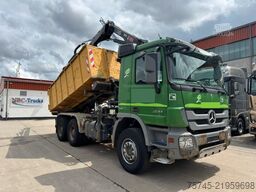 MERCEDES-BENZ ACTROS 2644 * 6 X 4 * HIAB KRAN 10 M * B&B *EPS