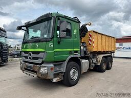 MERCEDES-BENZ ACTROS 2644 * 6 X 4 * HIAB KRAN 10 M * B&B *EPS