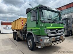 MERCEDES-BENZ ACTROS 2644 * 6 X 4 * HIAB KRAN 10 M * B&B *EPS