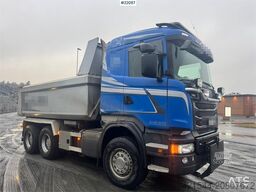 Scania R560 6x4 tipper truck, snow plough equipped, with