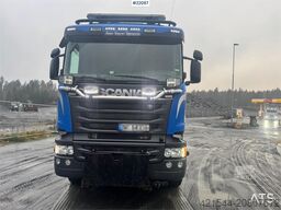 Scania R560 6x4 tipper truck, snow plough equipped, with