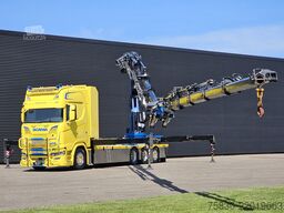 Scania S580 V8 / 8x4 / FASSI 115 t/m CRANE / RETARDER