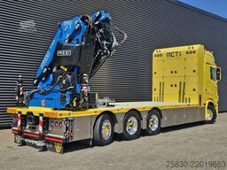 Scania S580 V8 / 8x4 / FASSI 115 t/m CRANE / RETARDER